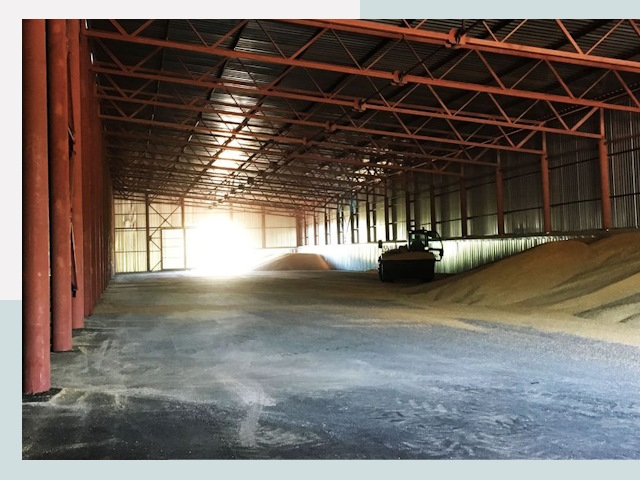 Строительство зернохранилищ в Жигулёвске