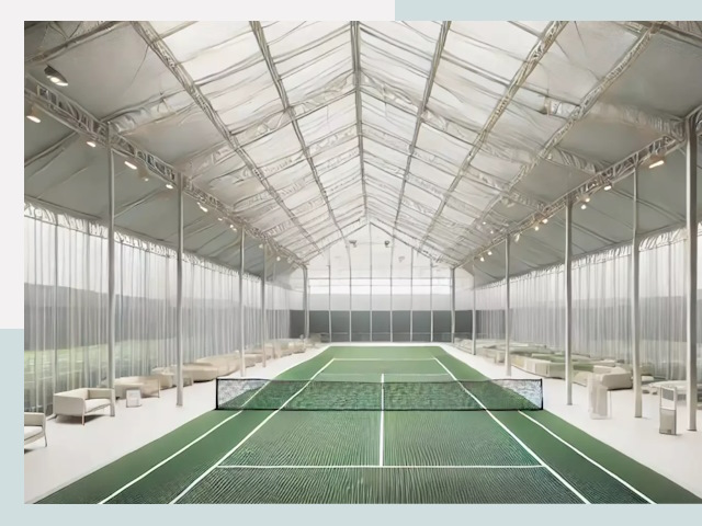 Строительство теннисных кортов в Жигулёвске