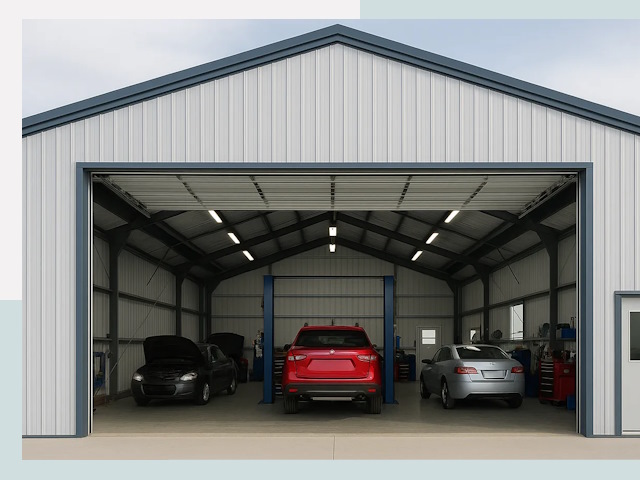 Ангары из сэндвич панелей от 607 руб. в Жигулёвск