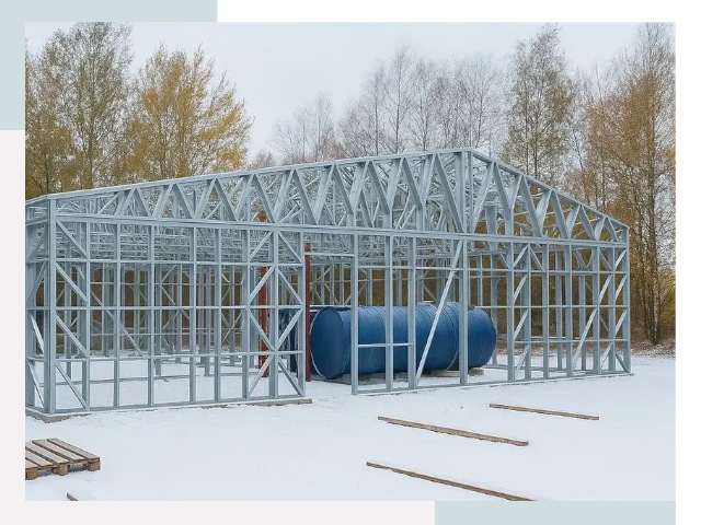 Металлические ангары в Жигулёвске