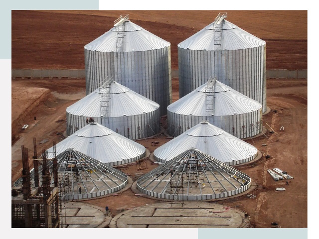 Строительство зерновых силосов в Жигулёвске