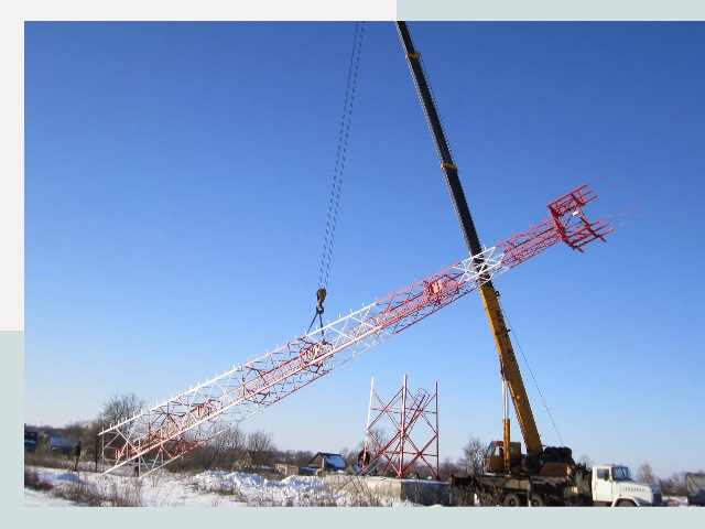 Строительство башен связи в Жигулёвске от 607 руб.