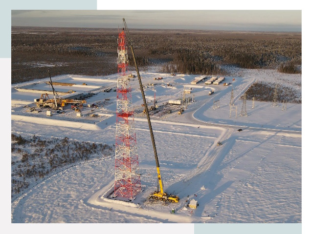 Мачты связи в Жигулёвске