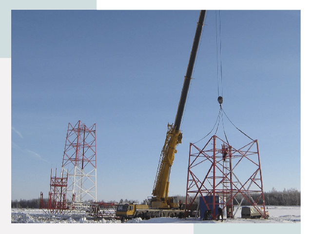 Монтаж вышек связи в Жигулёвске