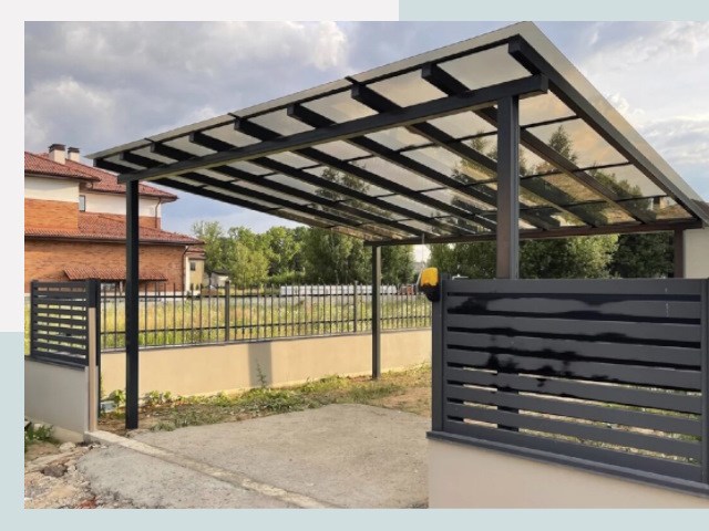 Металлические навесы в Жигулёвск от 607 руб. за м²