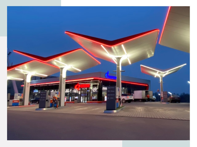 Навесы для АЗС в Жигулёвске