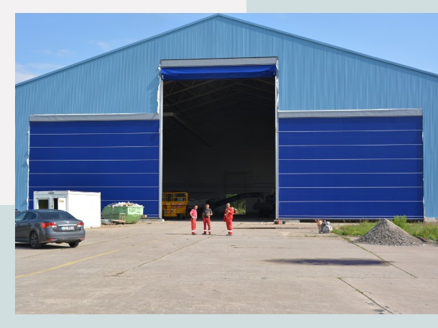 Ангарные ворота в Жигулёвск от СтальСтрой-Жгл по цене 607 руб.