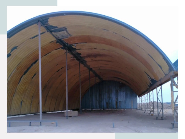 Реконструкция ангаров в Жигулёвске