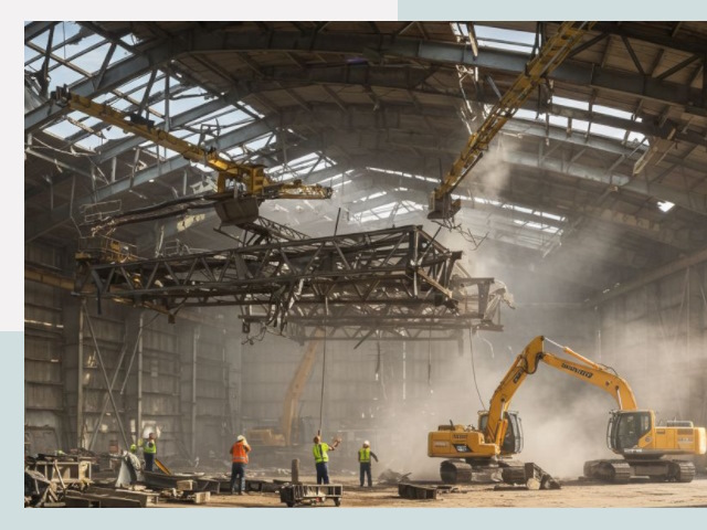 Демонтаж ангаров в Жигулёвске от 607 руб. за м²