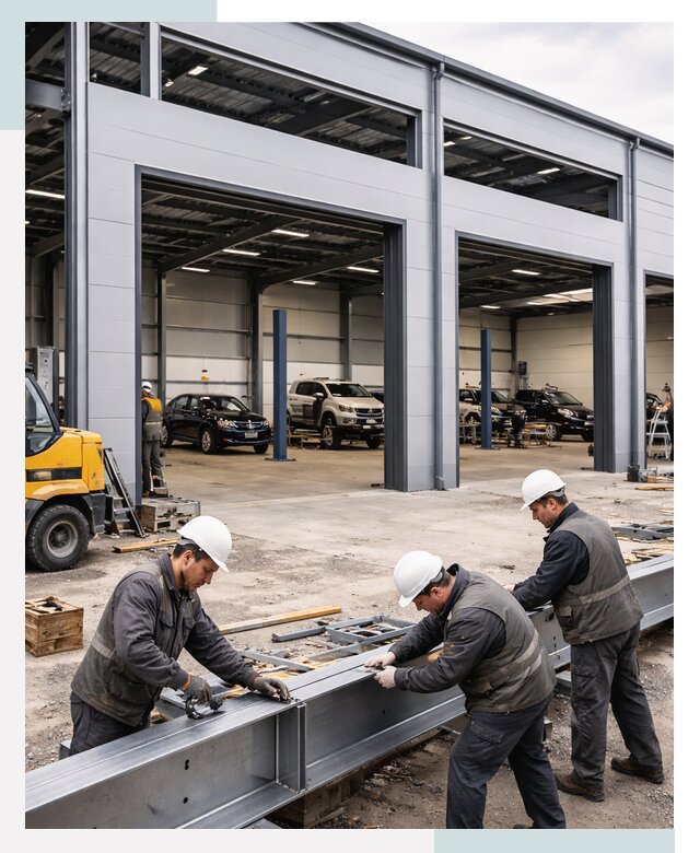 Быстровозводимые здания для автобизнеса в Жигулёвскеот 18214 р.|СтальСтрой-Жгл